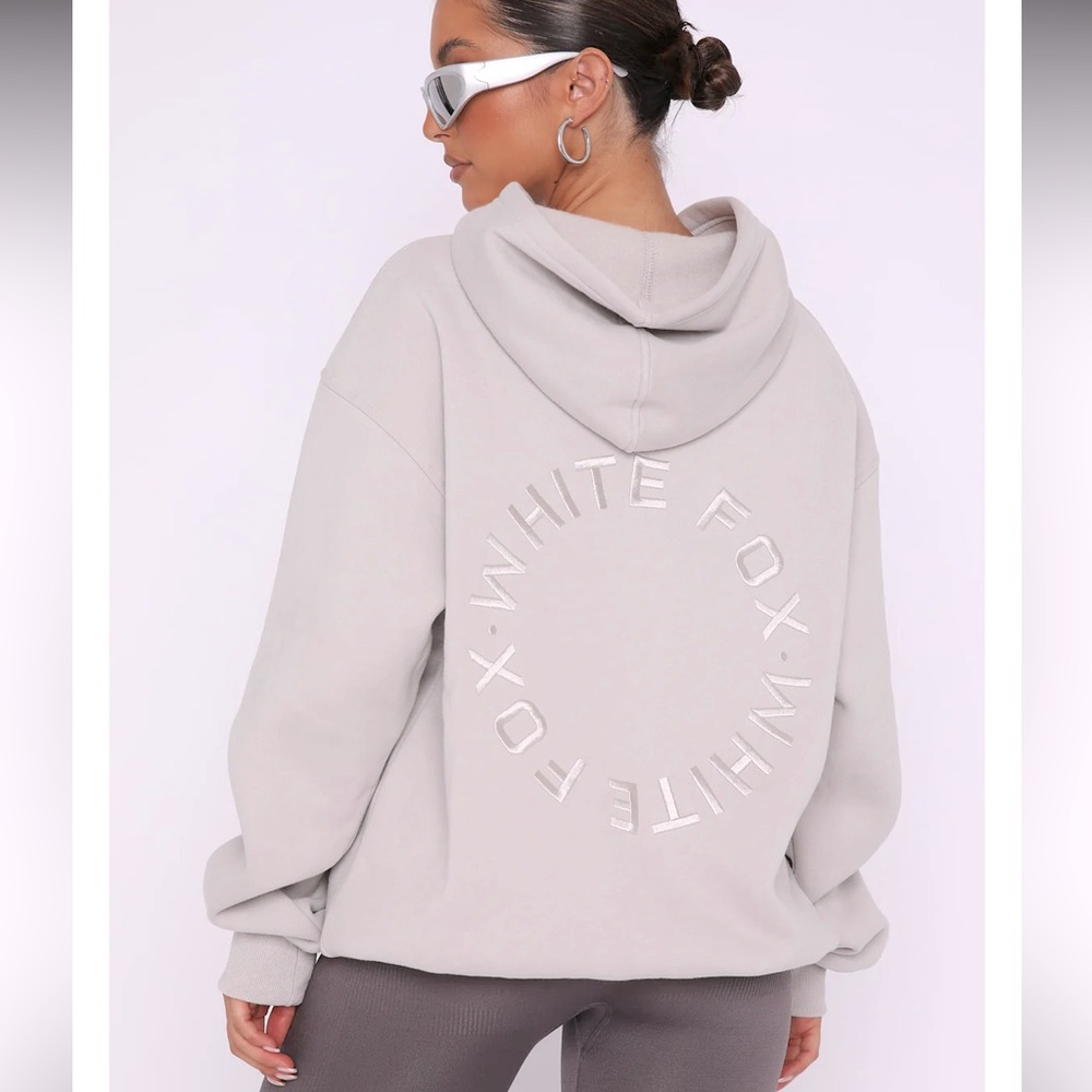 White Fox Boutique Stay Lifted Oversized Hoodie XS/S NWT